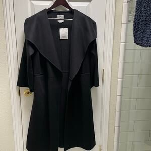 Toteme Signature Wool Cashmere Coat - XXS, Black
